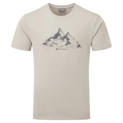 Prekės „Vyriški marškinėliai Montane Dual Mountain T Shirt - Kreminė, L“ paveikslėlis