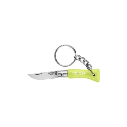 Prekės „Kišeninis peilis Opinel Nr.02 Keychain su pakabuku raktams - Birch - Sunny Lime“ paveikslėlis