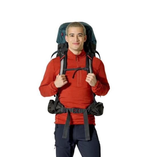 Prekės „Turistinė kuprinė Rab Hyperon 80 - Tamsiai žalia, XL“ paveikslėlis