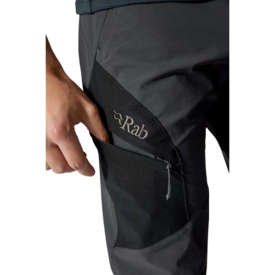 Prekės „Vyriškos kelnės Rab Ascendor Pants Regular Leg - Pilka, M“ paveikslėlis