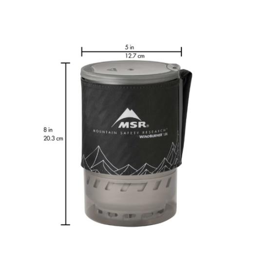 Prekės „Turistinės viryklės sistema MSR WindBurner Duo Stove System - 1.8L“ paveikslėlis