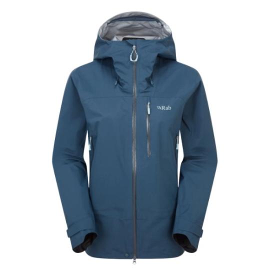 Prekės „Moteriška striukė nuo lietaus Rab Firewall Mountain Jacket - Tamsiai mėlyna, L“ paveikslėlis