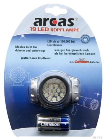 Prekės „Galvos žibintuvėlis „ARCAS" 9 LED“ paveikslėlis