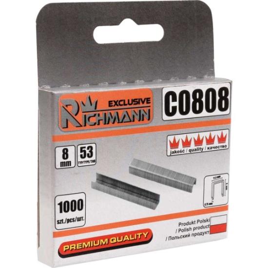 Prekės „Kabės 53 tipo „RICHMANN" 8 mm, 1000 vnt.“ paveikslėlis