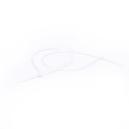 Prekės „Dirželis nailon. baltas 3,6x200mm,100vnt“ paveikslėlis
