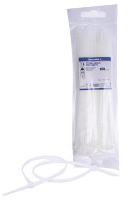 Prekės „Dirželis nailon. baltas 3,6x300mm,100vnt“ paveikslėlis