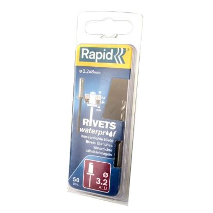 Prekės „Kniedės nelaidžios vandeniui 3,2 x 8 mm,50 vnt.“ paveikslėlis