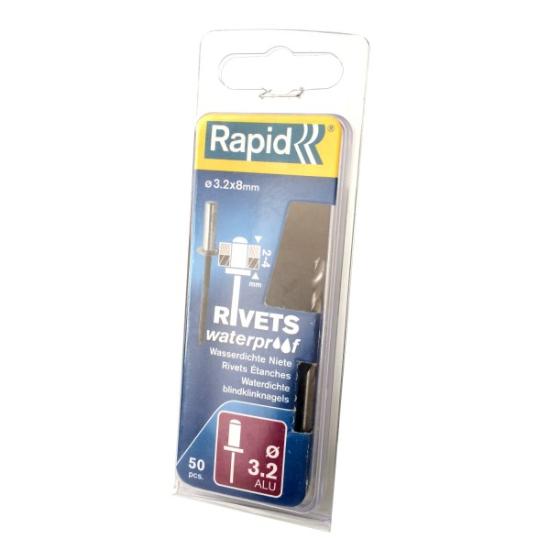 Prekės „Kniedės nelaidžios vandeniui 3,2 x 8 mm,50 vnt.“ paveikslėlis