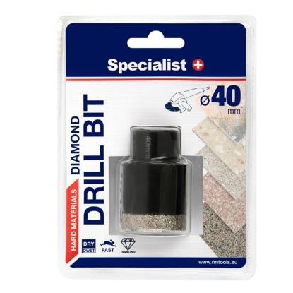 Prekės „SPECIALIST+ deimantinis grąžtas D40 M14“ paveikslėlis