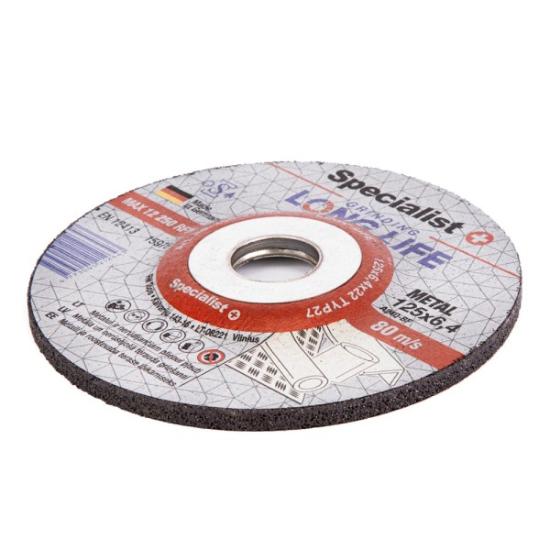 Prekės „Šlif. diskas LONG LIFE 125x6,4x22 mm“ paveikslėlis