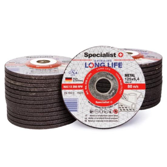 Prekės „Šlif. diskas LONG LIFE 125x6,4x22 mm“ paveikslėlis