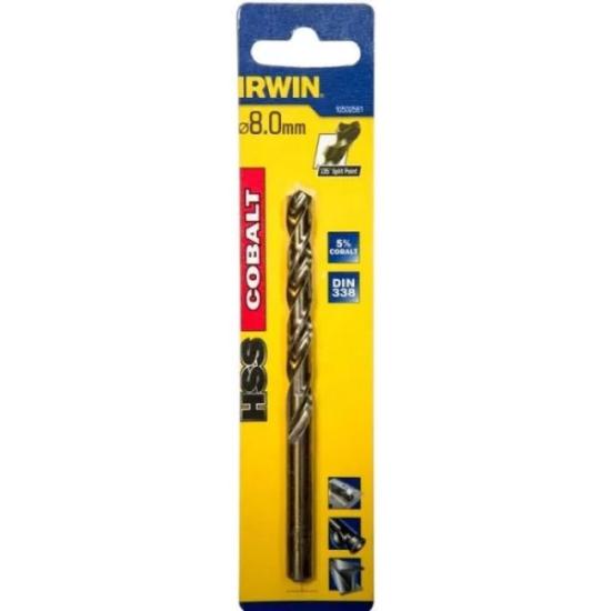Prekės „Grąžtas metalui HSS COBALT 8,0 mm blist.“ paveikslėlis