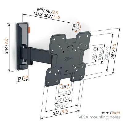 Prekės „VOGEL S  COMFORT TVM3223 TV Laikiklis“ paveikslėlis