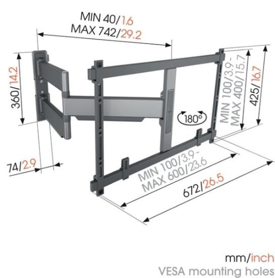 Prekės „VOGEL'S  ELITE TVM5845 TV Laikiklis“ paveikslėlis