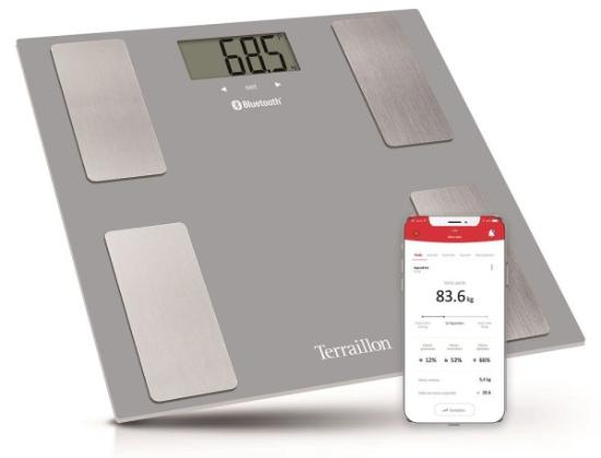Prekės „TERRAILLON 14754 Smart Connect  El. svarstyklės ir kūno analizatorius“ paveikslėlis