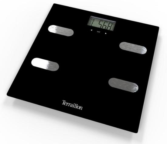 Prekės „TERRAILLON 14464 Fitness Black El. svarstyklės ir kūno analizatorius“ paveikslėlis