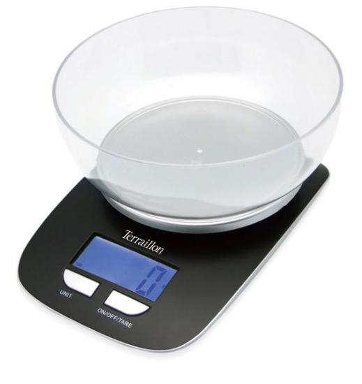 Prekės „TERRAILLON 14643 Classic Bowl El. virtuvinės svarstyklės“ paveikslėlis