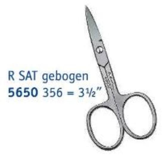 Prekės „DOVO 41353204 Žirklutės nagams 3 1/2'' R-SAT, lenkti galai (3650356)“ paveikslėlis