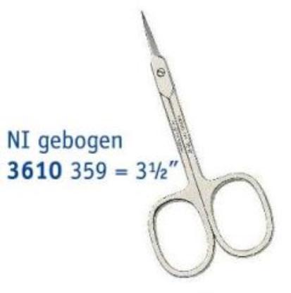 Prekės „DOVO 3610359 Žirklutės odelei 3 1/2'' NI“ paveikslėlis