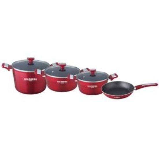 Prekės „HAUSBERG HB-H 760RS puodų rinkinys“ paveikslėlis