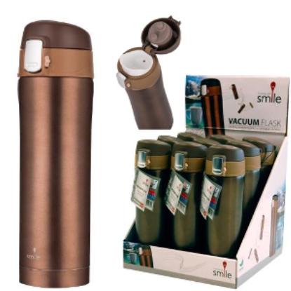 Prekės „SMILE STT-2/13 Termosas, 420 ml., rudas“ paveikslėlis