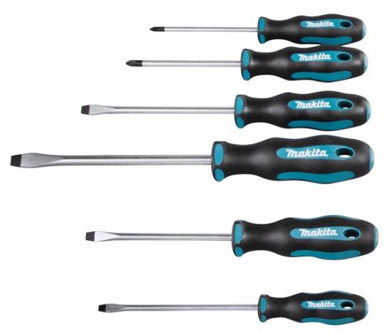 Prekės „Atsuktuvų rinkinys 6vnt SL/PH E-10506 Makita“ paveikslėlis