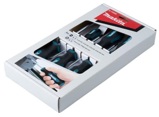 Prekės „Atsuktuvų rinkinys 6vnt SL/PH E-10506 Makita“ paveikslėlis
