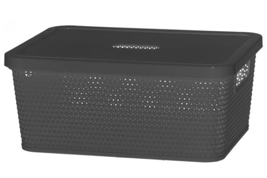 Prekės „Dėžė su dangčiu sandėliavimo 25x19,5x10,5 cm Nord Clean“ paveikslėlis