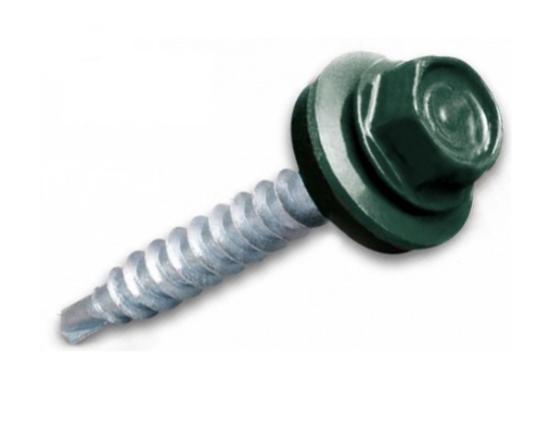 Prekės „Savisriegiai į medį 4,8x28 mm RAL 6020 250 vnt T-Fix“ paveikslėlis