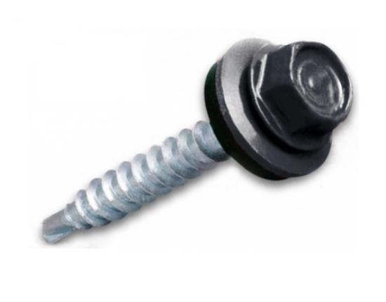 Prekės „Savisriegiai į metalą 4,8x20 mm RAL 7016 25 vnt T-Fix“ paveikslėlis