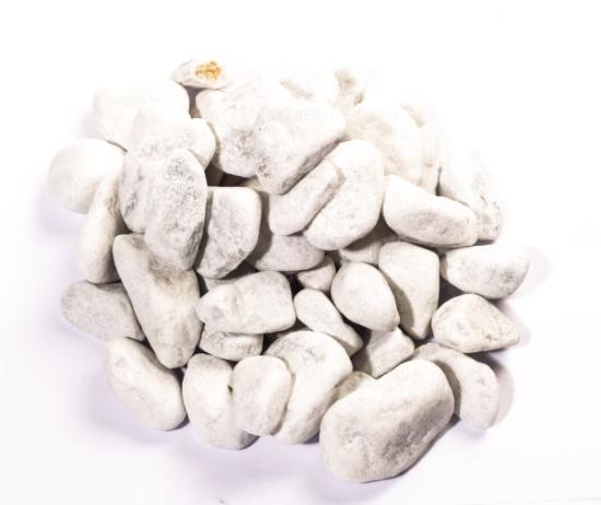 Prekės „Dekoratyvinis akmuo baltas 25 - 40 mm 20 kg 03342“ paveikslėlis