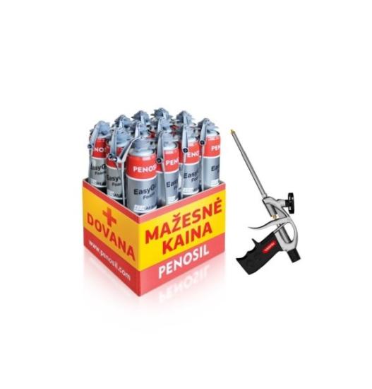Prekės „Putos EasyGun Foam, 750 ml, 12 vnt. + pistoletas“ paveikslėlis