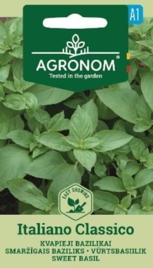 Prekės „Kvapiųjų bazilikų sėklos ITALIANO CLASSICO, Agronom“ paveikslėlis