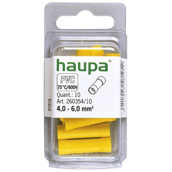 Prekės „Mova elektros laidams sujungti 2,5 - 6 mm2 izoliuota 260354/10 HAUPA“ paveikslėlis