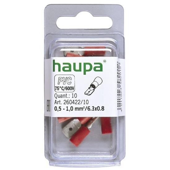Prekės „Antgalis laidų sujungimo 0,25 - 1,5 / 6,3 x 0,8 260422 /10 HAUPA“ paveikslėlis