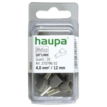 Prekės „Antgalis laidų sujungimo 2 x 4 / 12 pilkas 270796 / 10 HAUPA“ paveikslėlis