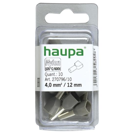 Prekės „Antgalis laidų sujungimo 2 x 4 / 12 pilkas 270796 / 10 HAUPA“ paveikslėlis