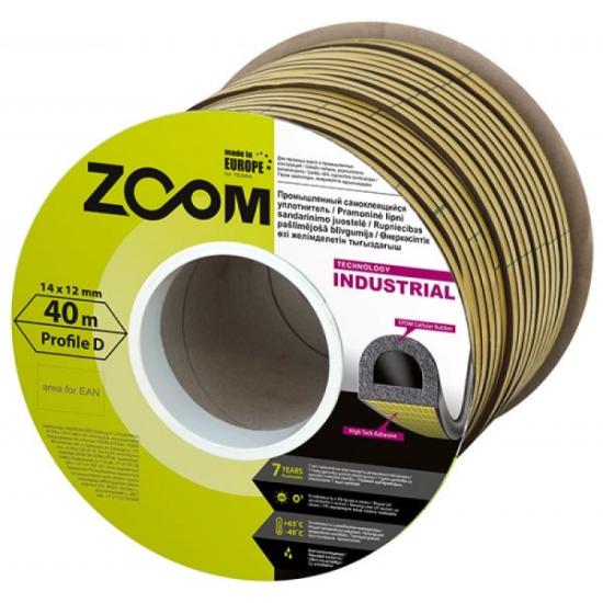 Prekės „Juostelė sandarinimo D balta14x12mm Industrial ZOOM“ paveikslėlis
