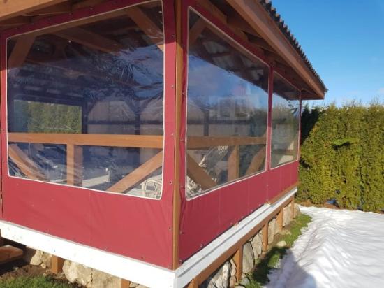 Prekės „Tentas skaidrus PVC 300 mk 1,4 x 50 m“ paveikslėlis