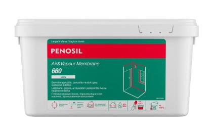 Prekės „Air&Vapour Membrane 660 garus izoliuojanti mastika, juoda, 5 kg“ paveikslėlis