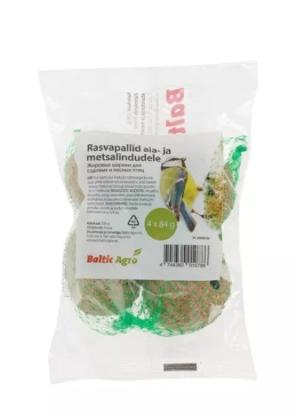 Prekės „Paukščių lesalas 4x84g fat balls laukiniams paukščiams“ paveikslėlis