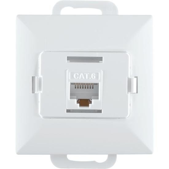 Prekės „Lizdas kompiuterinis baltas RJ45-P1 Perla Abex“ paveikslėlis