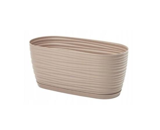 Prekės „Balkoninis lovelis Sahara Petit 31 su padėklu, 31,5 cm, tamsiai raudonas“ paveikslėlis