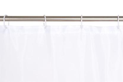 Prekės „Užuolaida vonios 180x200cm Solid balta 4Living“ paveikslėlis