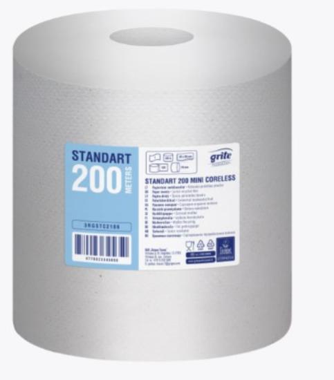Prekės „Rankšluostis popierinis Gritė Standart 200 Mini Coreless“ paveikslėlis