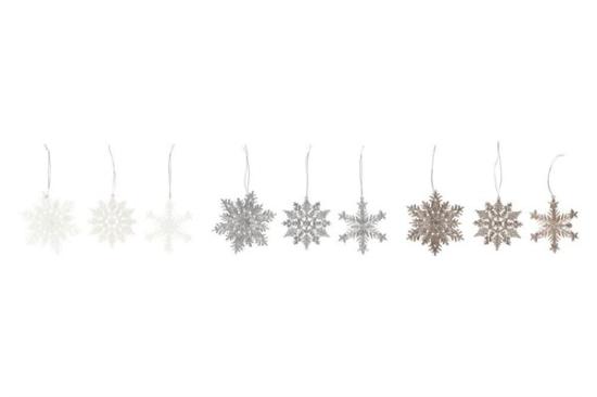 Prekės „Kalėdinė dekoracija snaigė Winteria 10 cm“ paveikslėlis