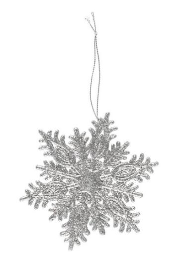 Prekės „Kalėdinė dekoracija snaigė Winteria 10 cm“ paveikslėlis
