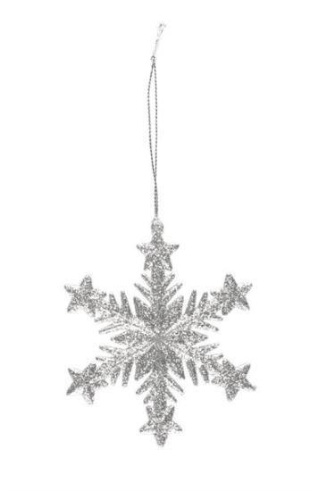 Prekės „Kalėdinė dekoracija snaigė Winteria 10 cm“ paveikslėlis