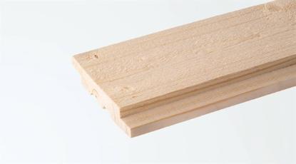 Prekės „Medinės lauko dailylentės šiurkščiu paviršiumi vertikaliam montavimui UYSK-Š 18x146x3900mm“ paveikslėlis