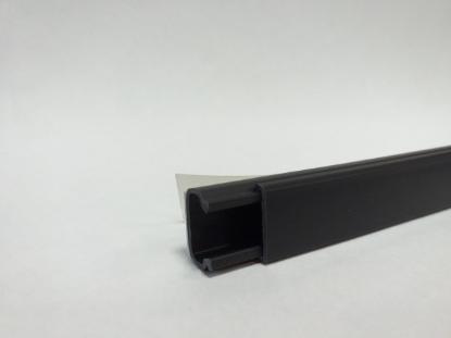 Prekės „Laidų kanalas su lipduku LS 25x15mm AB C/T juodas“ paveikslėlis